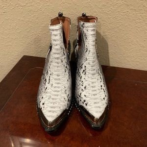 RARE Jeffrey Campbell Snake Booties